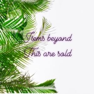 Everything past this is sold!